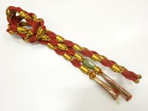 未使用品　正絹　手組帯締め